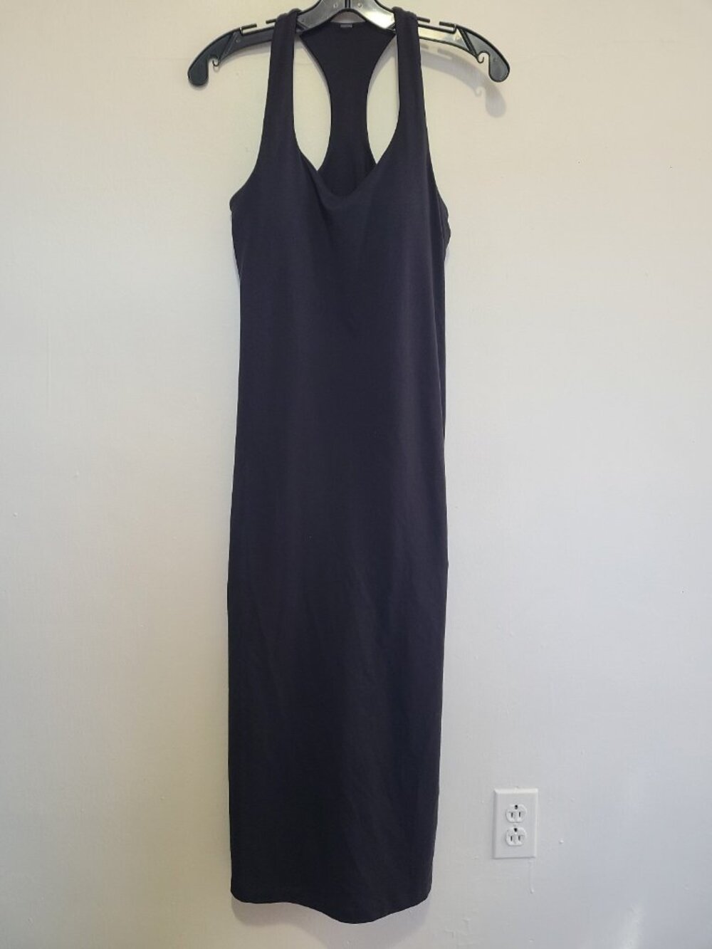 Vuori Pose Scoop Maxi Dress Black Size M